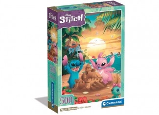 Пазл Необычный герой на пляже, Стич, Disney (Disney Stitch Puzzle - 500 pcs.), 500 эл.