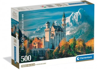 Пазл High Quality Collection: Замок Нойшванштайн, Германия (High Quality Collection - Neuschwanstein Castle Puzzle - 500 pcs.), 500 эл.