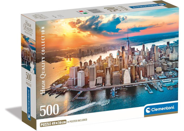Пазл High Quality Collection: Город-остров, Нью-Йорк, США (High Quality Collection - New York Puzzle - 500 pcs.), 500 эл.