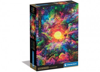 Пазл Color Boom Collection: Психоделический рассвет в джунглях (Color Boom Collection - Psychedelic Jungle Sunrise Puzzle - 500 pcs.), 500 эл.