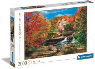 Пазл High Quality Collection: Мельница на реке Глейд-Крик, США (High Quality Collection - Glade Creek Grist Mill Puzzle - 2000 pcs.), 2000 эл.