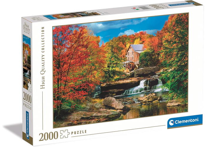 Пазл High Quality Collection: Мельница на реке Глейд-Крик, США (High Quality Collection - Glade Creek Grist Mill Puzzle - 2000 pcs.), 2000 эл.