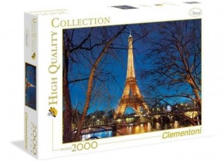 Пазл High Quality Collection: Эйфелева башня ночью, Париж, Франция (High Quality Collection - Paris Eiffel Tower at Night Puzzle - 2000 pcs.), 2000 эл.