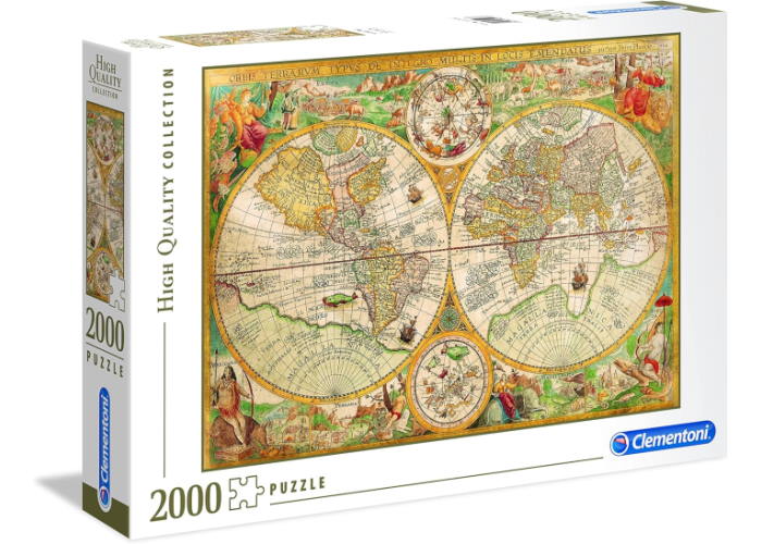 Пазл High Quality Collection: Древняя карта (High Quality Collection - Antique Map Puzzle - 2000 pcs.), 2000 эл.