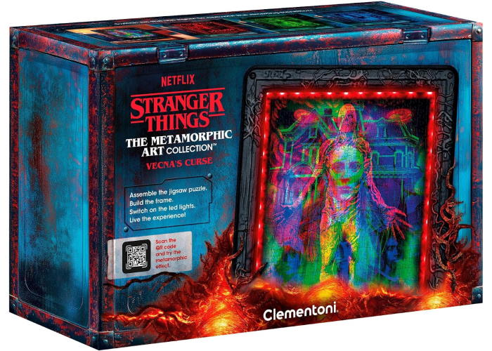 Пазл The Metamorphic Art Collection: Проклятие Векны, Очень странные дела 4, Netflix (Stranger Things Metamorphic Art Collection - Vecna's Curse Puzzle - 520 pcs.), 520 эл.