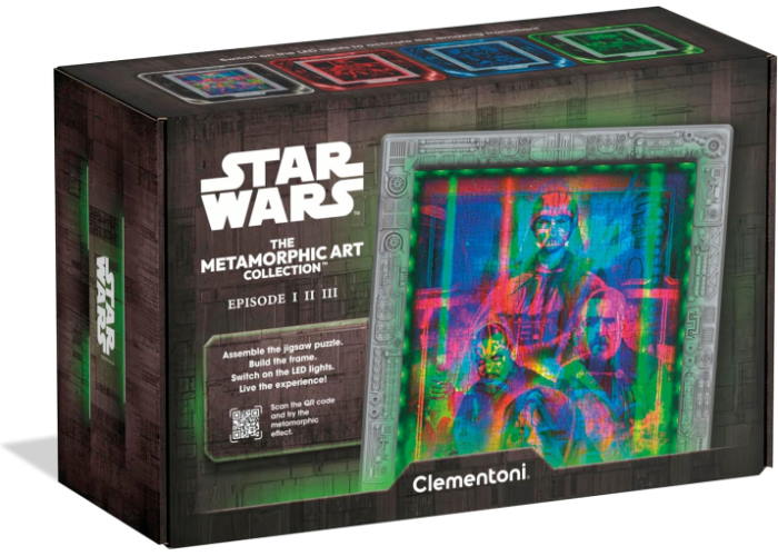 Пазл The Metamorphic Art Collection: Трилогия приквелов (Эпизоды I, II, III), Звездные войны (Star Wars Metamorphic Art Collection - Episode I-II-III Prequel Trilogy Puzzle - 520 pcs.), 520 эл.