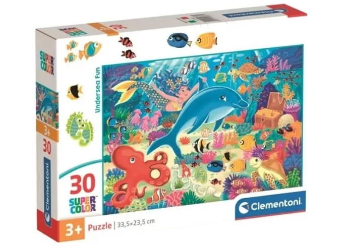 Пазл SuperColor: Підводні розваги (SuperColor - Undersea Fun Puzzle - 30 pcs.), 30 ел. Пазл SuperColor: Підводні розваги (SuperColor - Undersea Fun Puzzle - 30 pcs.), 30 ел.