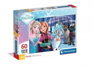 Пазл SuperСolor: Крижане серце, Disney (SuperСolor - Disney Frozen Puzzle - 60 pcs.), 60 ел. 