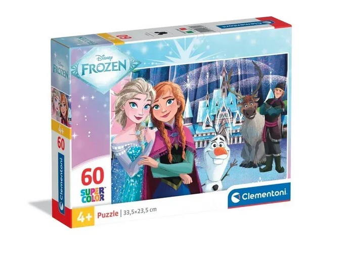 Пазл SuperСolor: Крижане серце, Disney (SuperСolor - Disney Frozen Puzzle - 60 pcs.), 60 ел. Пазл SuperСolor: Крижане серце, Disney (SuperСolor - Disney Frozen Puzzle - 60 pcs.), 60 ел.