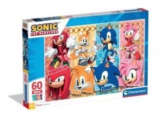 Пазл SuperСolor: Сонік та його друзі, Сонік (SuperСolor - Sonic Puzzle - 60 pcs.), 60 ел. MAXI