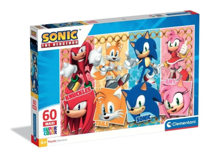 Пазл SuperСolor: Сонік та його друзі, Сонік (SuperСolor - Sonic Puzzle - 60 pcs.), 60 ел. MAXI Пазл SuperСolor: Сонік та його друзі, Сонік (SuperСolor - Sonic Puzzle - 60 pcs.), 60 ел. MAXI