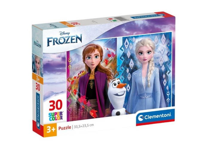 Пазл SuperСolor: Крижане серце, Disney (SuperСolor - Disney Frozen Puzzle - 30 pcs.), 30 ел. 