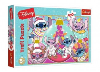 Пазл XMAS Стіч, Disney, 100 ел.