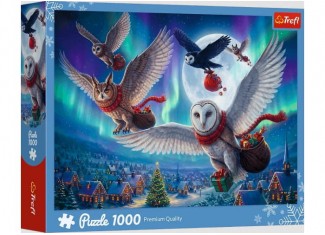 Пазл XMAS Різдвяна доставка подарунків, 1000 ел.