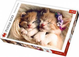 Пазл Спящие котята, 500 эл.