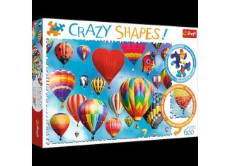 Пазл Crazy Shapes Цветные воздушные шары, 600 эл.