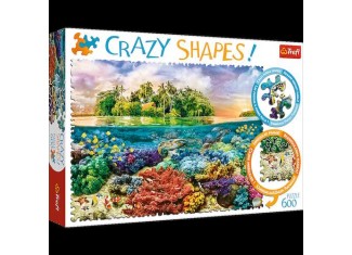 Пазл Crazy Shapes Тропічний острів, 600 ел.