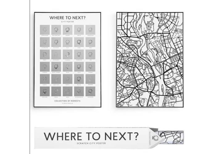 Скретч постер "Where to next?"