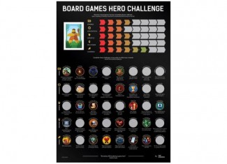 Скретч постер Board Games Hero Challenge (англ.)
