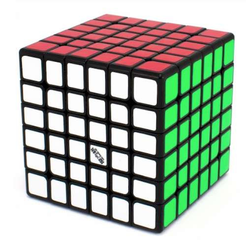 Кубик QiYi 6х6 Черный (QiYi Wuhua 6x6 V2 Black)