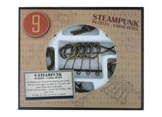 Набор головоломок Steampunk Puzzles (9 шт.) (красный) (9 Steampunk Puzzles red)