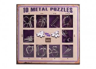 Набор головоломок Metal Puzzles (10 шт.) (фиолетовый) (10 Metal Рuzzles Violet)