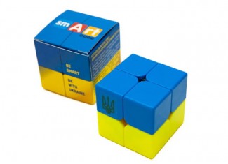 Умный Кубик 2х2х2 Флаг Украины (двухцветный) (Bicolor Smart Cube 2x2x2 "Ukraine")