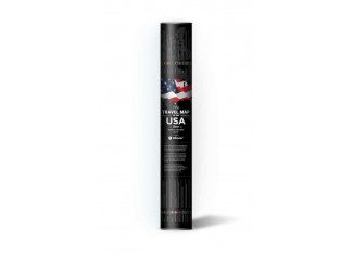Скретч карта світу Travel Map USA Black