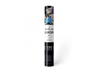 Скретч карта мира Travel Map Black Europe