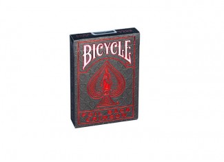 Карти гральні Bicycle Foil Back Crimson (red)
