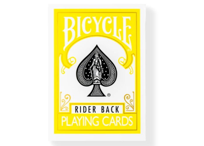Карты игральные Bicycle Rider Back Yellow deck