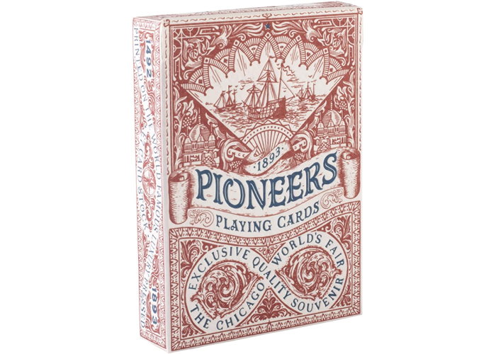 Карти гральні Ellusionist Pioneers Marked (red)