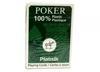 Карти гральні 100% Plastic Poker Economy single deck (green)