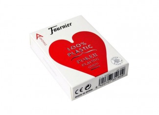 Карти гральні Fournier 2500 100% Plastic Standard Index (red, blue)