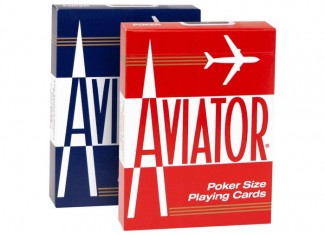 Карти гральні Aviator Standard Index (red, blue)