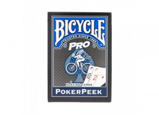 Карты игральные Bicycle Pro PokerPeek (blue)