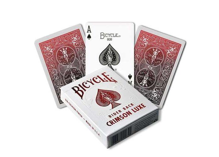 Карти гральні Bicycle MetalLuxe Crimson (red)