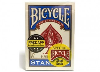 Карти для фокусів Bicycle Short deck (укорочена колода) (blue)