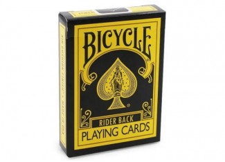 Карти гральні Bicycle - Reverse (Yellow & Black)