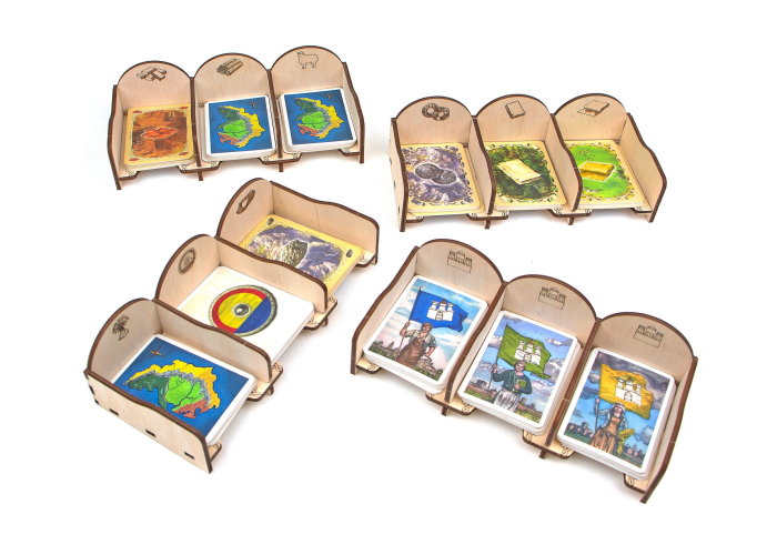 Склад ресурсів для гри Колонізатори + доповнення (Catan Cardholder All-In-One Bundle)