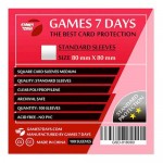 Протекторы для карт Games7Days (80 х 80 мм, Square Medium, 100 шт.) (STANDART)