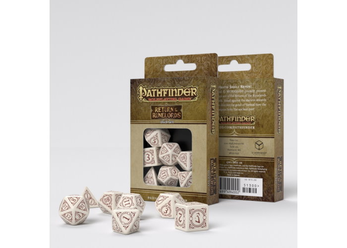 Набор кубиков Pathfinder Return of the Runelords Dice Set (7 шт.)