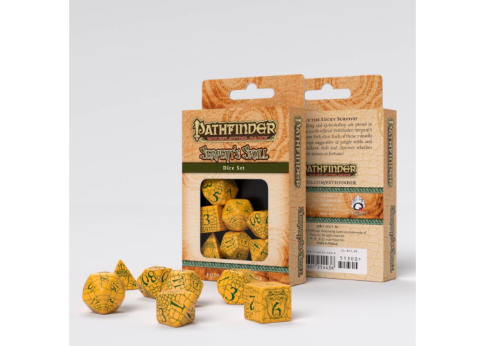 Набор кубиков Pathfinder Serpent's Skull Dice Set (7 шт.)