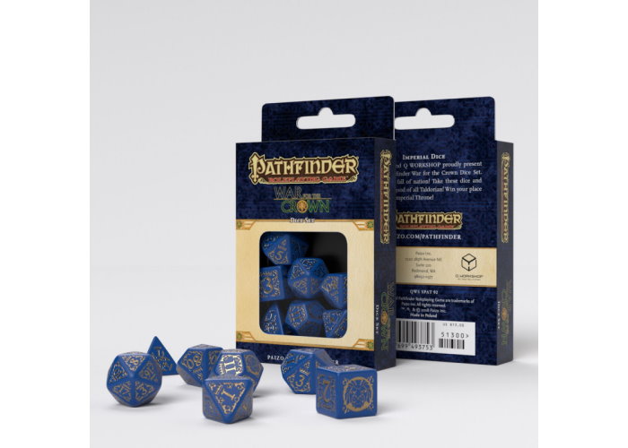 Набор кубиков Pathfinder War for the Crown Dice Set (7 шт.)