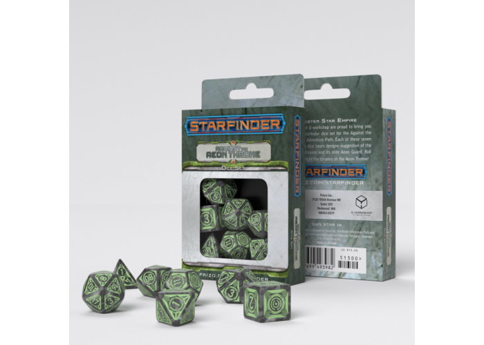 Набор кубиков Starfinder Against the Aeon Throne Dice Set (7 шт.)