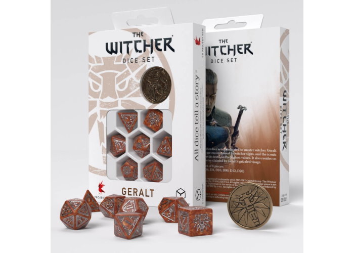 Набор кубиков The Witcher Dice Set. Geralt - The Monster Slayer (7 шт.)