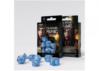 Набор кубиков Classic Runic Glacier & white Dice Set (7 шт.)