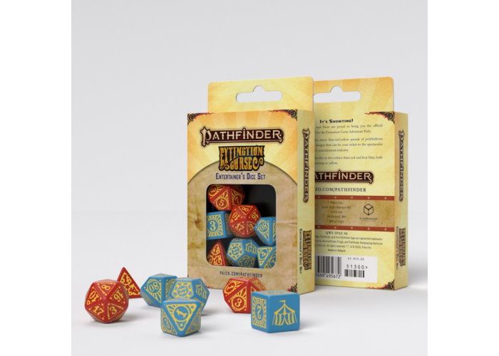 Набір кубиків Pathfinder Extinction Curse Entertainer's Dice Set (7 шт.)