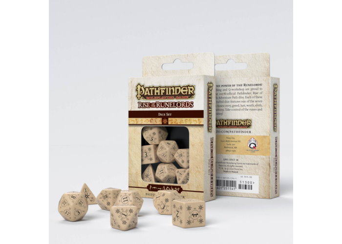 Набір кубиків Pathfinder Rise of Runelords Dice Set (7 шт.)