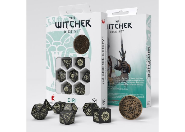 Набор кубиков The Witcher Dice Set. Ciri - The Zireael (7 шт.)